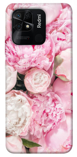 Чехол itsPrint Pink peonies для Xiaomi Redmi 10C