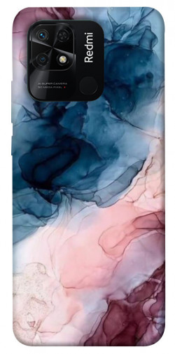 Чехол itsPrint Розово-голубые разводы для Xiaomi Redmi 10C