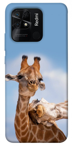 Чехол itsPrint Милые жирафы для Xiaomi Redmi 10C