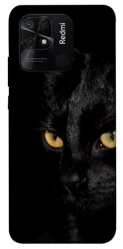 Чехол itsPrint Черный кот для Xiaomi Redmi 10C