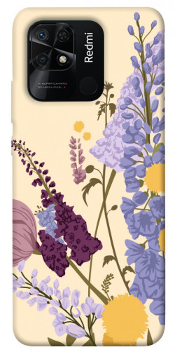 Чохол itsPrint Flowers art для Xiaomi Redmi 10C