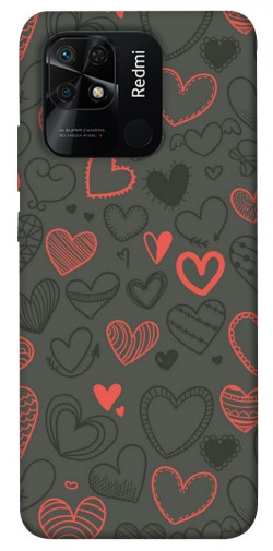 Чохол itsPrint Милі серця для Xiaomi Redmi 10C