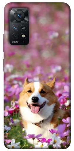 Чехол itsPrint Корги в цветах для Xiaomi Redmi Note 11 Pro 4G/5G
