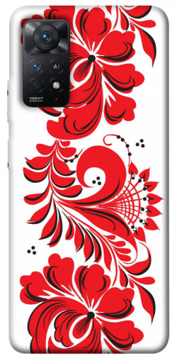Чехол itsPrint Червона вишиванка для Xiaomi Redmi Note 11 Pro 4G/5G