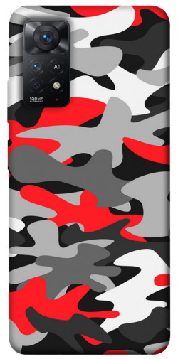 Чехол itsPrint Красно-серый камуфляж для Xiaomi Redmi Note 11 Pro 4G/5G