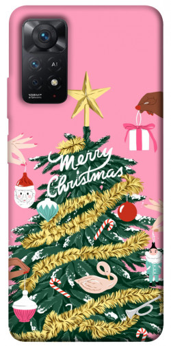 Чехол itsPrint Праздничная елка для Xiaomi Redmi Note 11 Pro 4G/5G