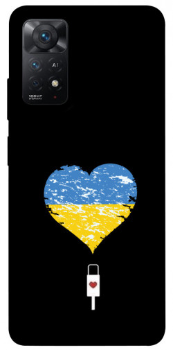 Чехол itsPrint З Україною в серці для Xiaomi Redmi Note 11 Pro 4G/5G