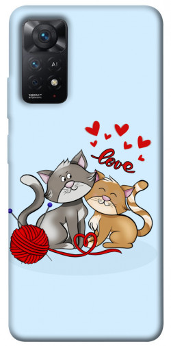 Чохол itsPrint Два коти Love для Xiaomi Redmi Note 11 Pro 4G/5G
