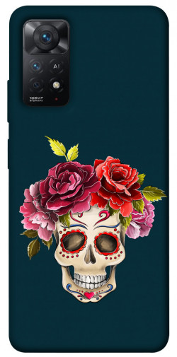 Чехол itsPrint Flower skull для Xiaomi Redmi Note 11 Pro 4G/5G