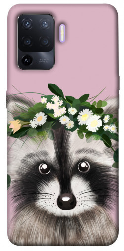 Чехол itsPrint Raccoon in flowers для Oppo A94