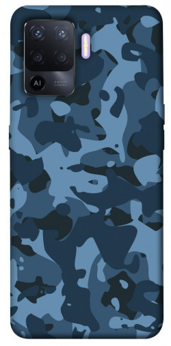 Чехол itsPrint Синий камуфляж для Oppo A94