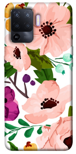 Чехол itsPrint Акварельные цветы для Oppo A94