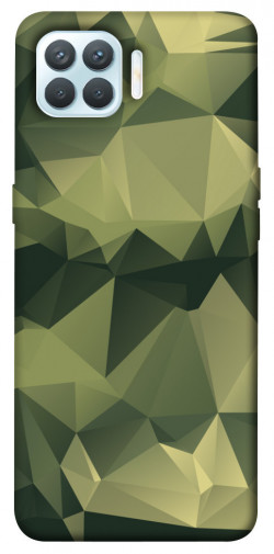Чехол itsPrint Треугольный камуфляж 2 для Oppo F17 Pro