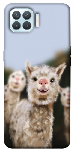Чехол itsPrint Funny llamas для Oppo F17 Pro