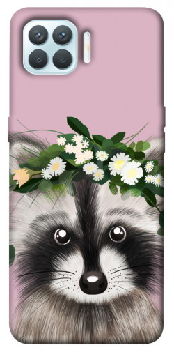 Чехол itsPrint Raccoon in flowers для Oppo F17 Pro