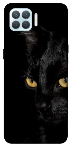 Чохол itsPrint Чорний кіт для Oppo F17 Pro