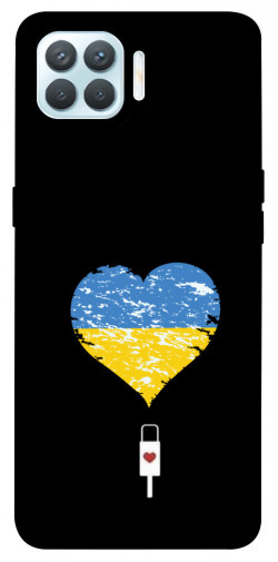 Чехол itsPrint З Україною в серці для Oppo F17 Pro