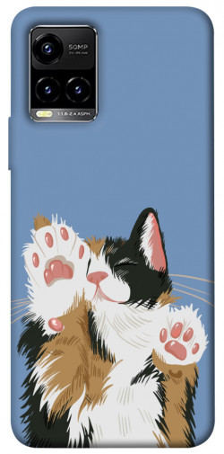 Чехол itsPrint Funny cat для Vivo Y21 / Y33s