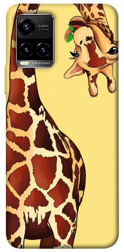 Чехол itsPrint Cool giraffe для Vivo Y21 / Y33s