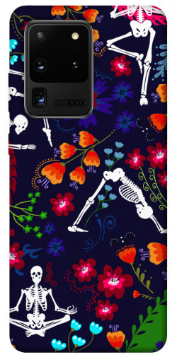 Чехол itsPrint Yoga skeletons для Samsung Galaxy S20 Ultra