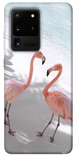 Чохол itsPrint Flamingos для Samsung Galaxy S20 Ultra