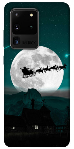 Чехол itsPrint Санта на санях для Samsung Galaxy S20 Ultra