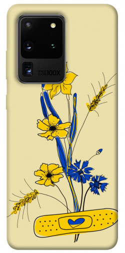 Чехол itsPrint Українські квіточки для Samsung Galaxy S20 Ultra