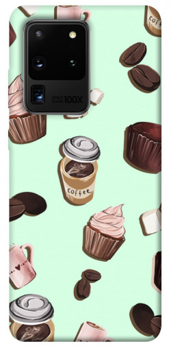 Чехол itsPrint Coffee and sweets для Samsung Galaxy S20 Ultra