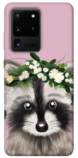 Чохол itsPrint Raccoon in flowers для Samsung Galaxy S20 Ultra