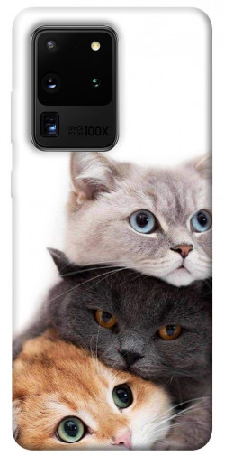 Чехол itsPrint Три кота для Samsung Galaxy S20 Ultra