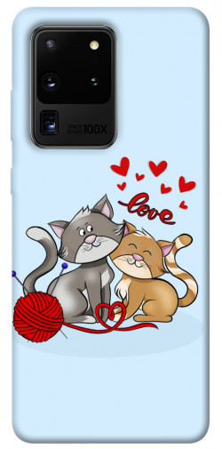 Чохол itsPrint Два коти Love для Samsung Galaxy S20 Ultra