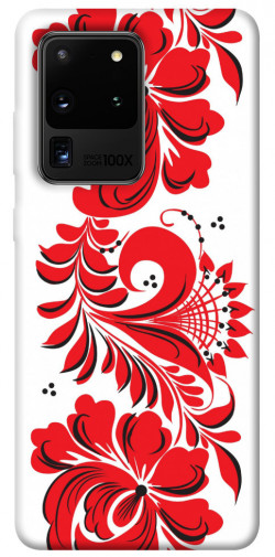 Чохол itsPrint Червона вишиванка для Samsung Galaxy S20 Ultra