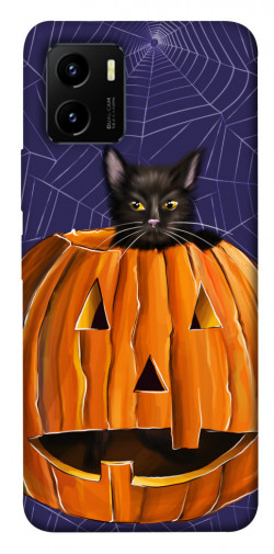 Чехол itsPrint Cat and pumpkin для Vivo Y15s