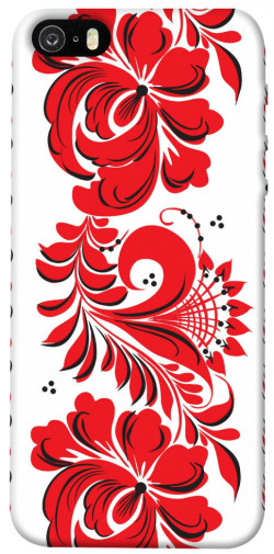 Чехол itsPrint Червона вишиванка для Apple iPhone 5/5S/SE