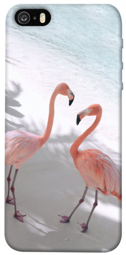 Чехол itsPrint Flamingos для Apple iPhone 5/5S/SE