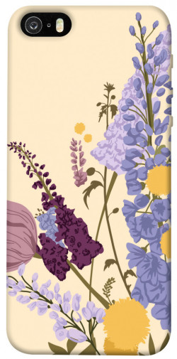 Чехол itsPrint Flowers art для Apple iPhone 5/5S/SE