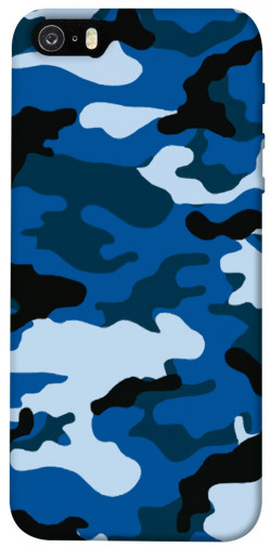 Чехол itsPrint Синий камуфляж 3 для Apple iPhone 5/5S/SE