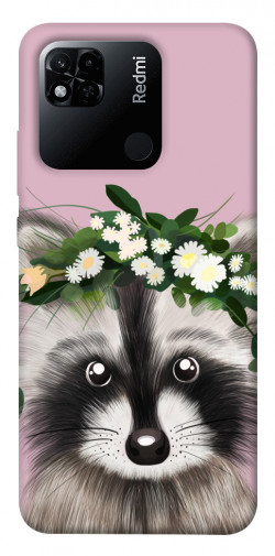 Чехол itsPrint Raccoon in flowers для Xiaomi Redmi 10A