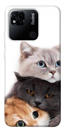 Чехол itsPrint Три кота для Xiaomi Redmi 10A