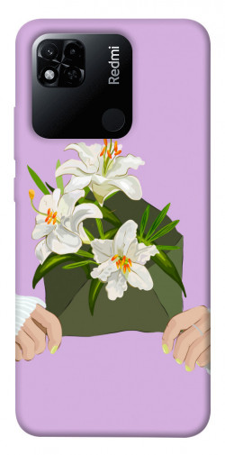 Чохол itsPrint Flower message для Xiaomi Redmi 10A