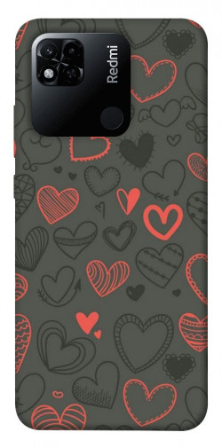 Чехол itsPrint Милые сердца для Xiaomi Redmi 10A