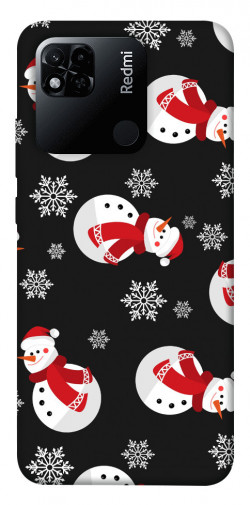 Чехол itsPrint Снеговики для Xiaomi Redmi 10A