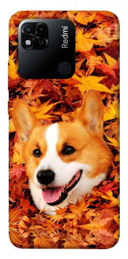 Чехол itsPrint Корги в листьях для Xiaomi Redmi 10A