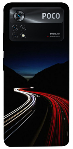Чохол itsPrint Червоно-біла дорога для Xiaomi Poco X4 Pro 5G