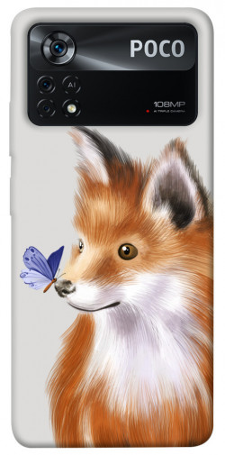 Чехол itsPrint Funny fox для Xiaomi Poco X4 Pro 5G
