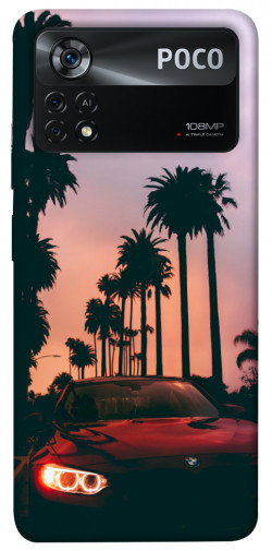 Чохол itsPrint BMW at sunset для Xiaomi Poco X4 Pro 5G