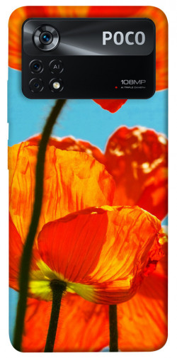 Чехол itsPrint Яркие маки для Xiaomi Poco X4 Pro 5G