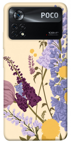 Чехол itsPrint Flowers art для Xiaomi Poco X4 Pro 5G