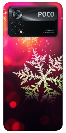 Чехол itsPrint Снежинки для Xiaomi Poco X4 Pro 5G