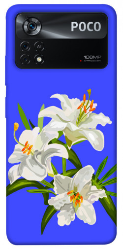 Чохол itsPrint Three lilies для Xiaomi Poco X4 Pro 5G